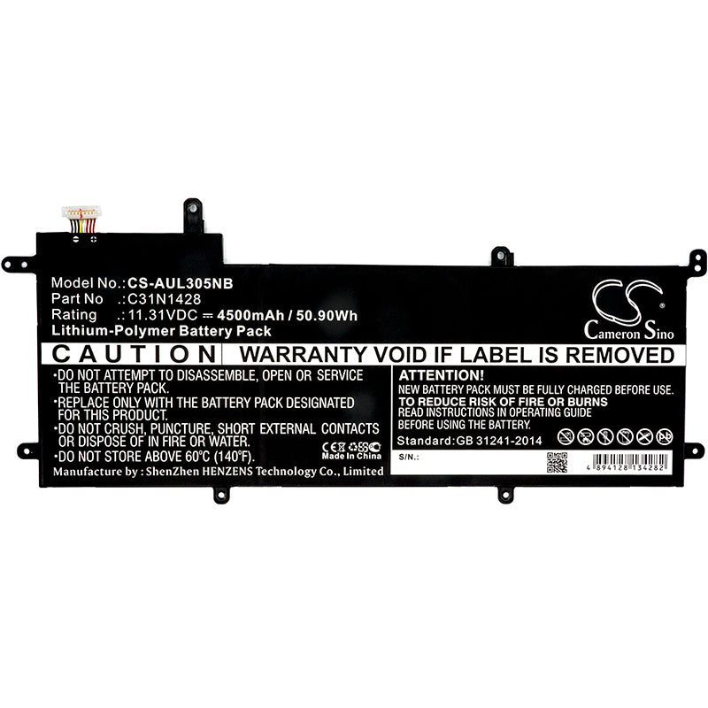 Replacement Battery for Asus Zenbook UX305LA – Notebook, Laptop – 4500mAh / 11.31V - image 3