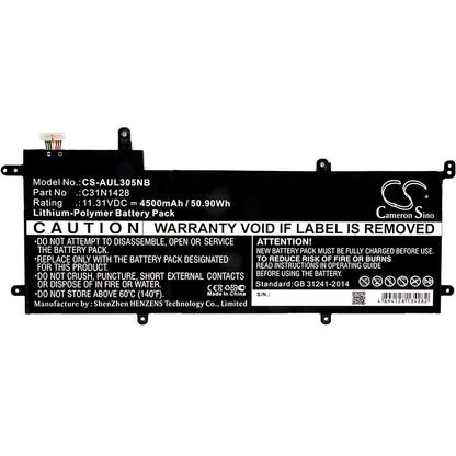 Replacement Battery for Asus Zenbook UX305LA – Notebook, Laptop – 4500mAh / 11.31V - image 3