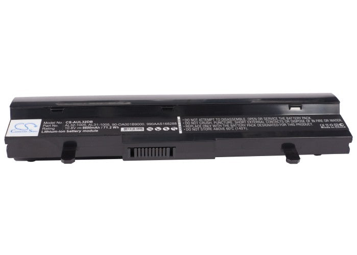 Replacement Battery for Asus  Eee PC 1001HA – Notebook, Laptop – 6600mAh / 10.8V
