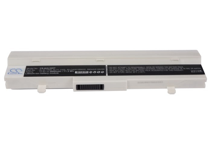 Replacement Battery for Asus  Eee PC 1001HA – Notebook, Laptop – 6600mAh / 10.8V