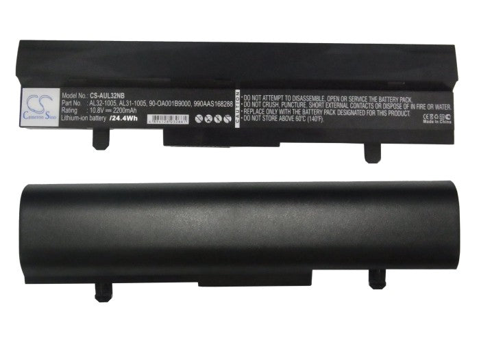Replacement Battery for Asus  Eee PC 1001HA – Notebook, Laptop – 2200mAh / 10.8V