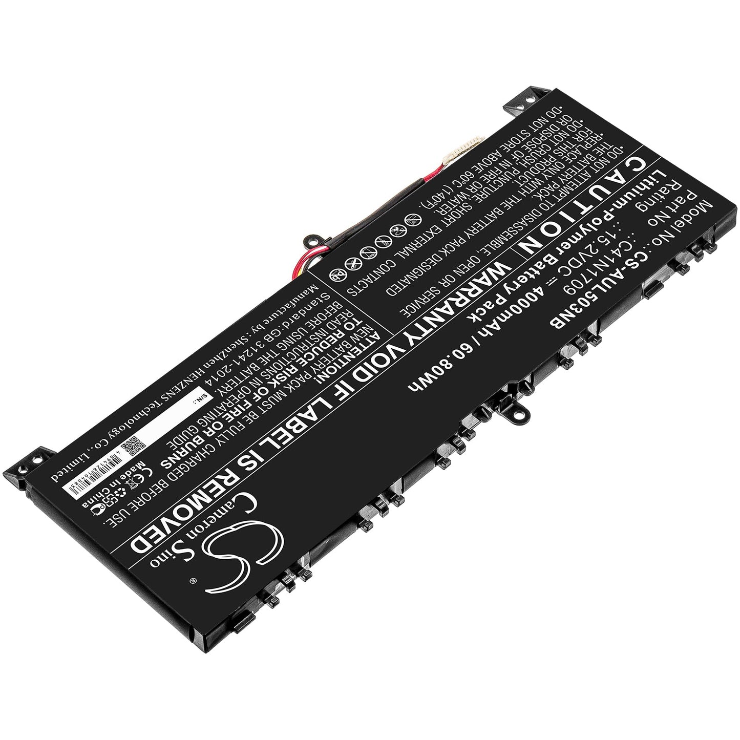 Replacement Battery for Asus  GL503VS – Notebook, Laptop – 4000mAh / 60.80Wh / 15.2V