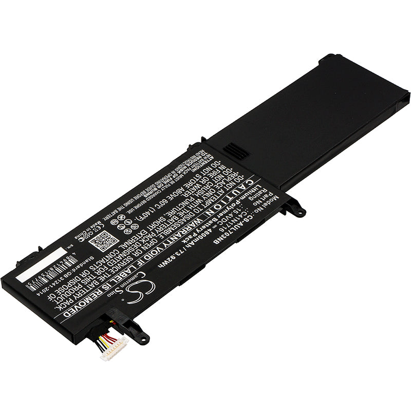 Replacement Battery for Asus ROG Strix GL703GM Scar Edition – Notebook, Laptop – 4800mAh / 15.4V - image 2