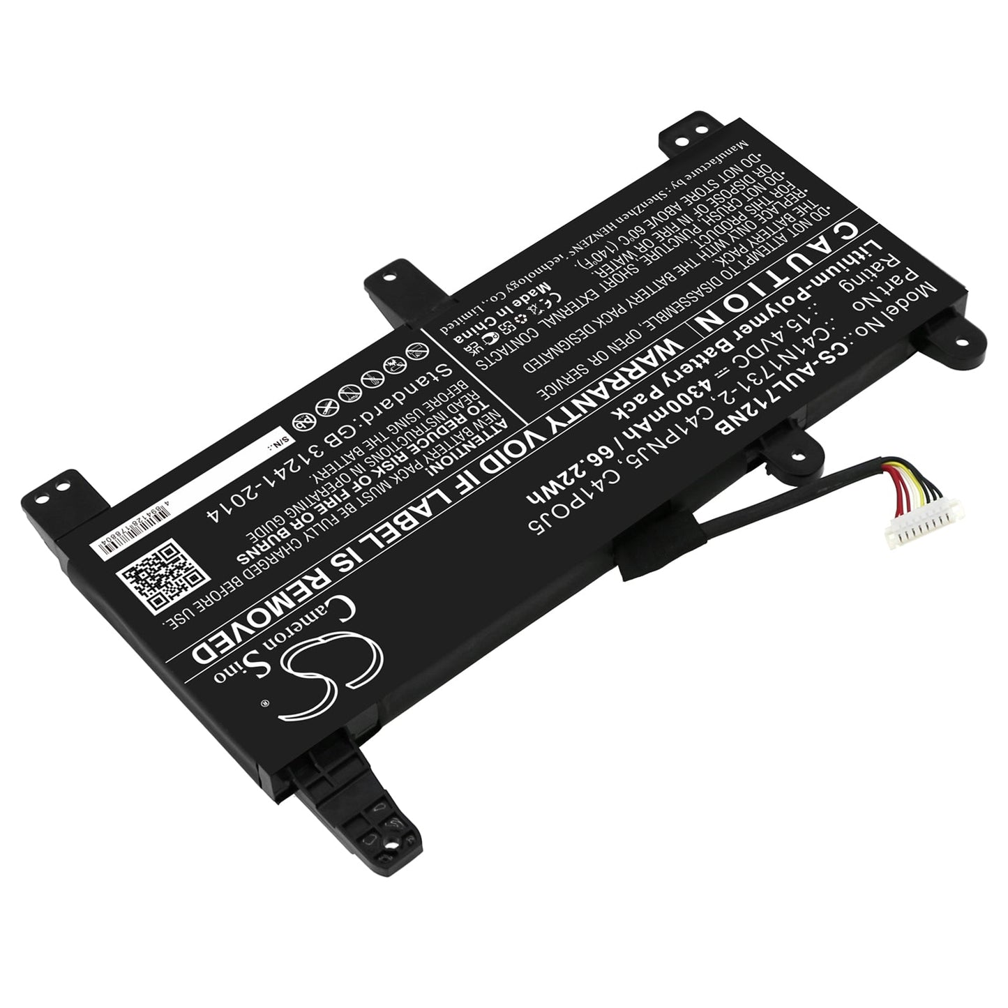 Replacement Battery for Asus  G731GW – Notebook, Laptop – 4300mAh / 66.22Wh / 15.4V