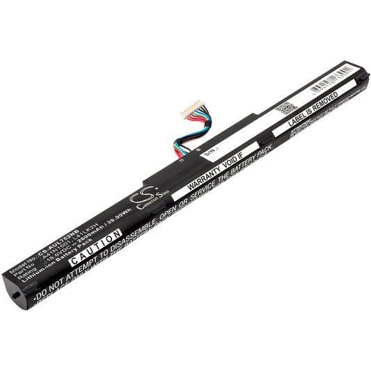 Replacement Battery for Asus GL752JW – Notebook, Laptop – 2600mAh / 15V