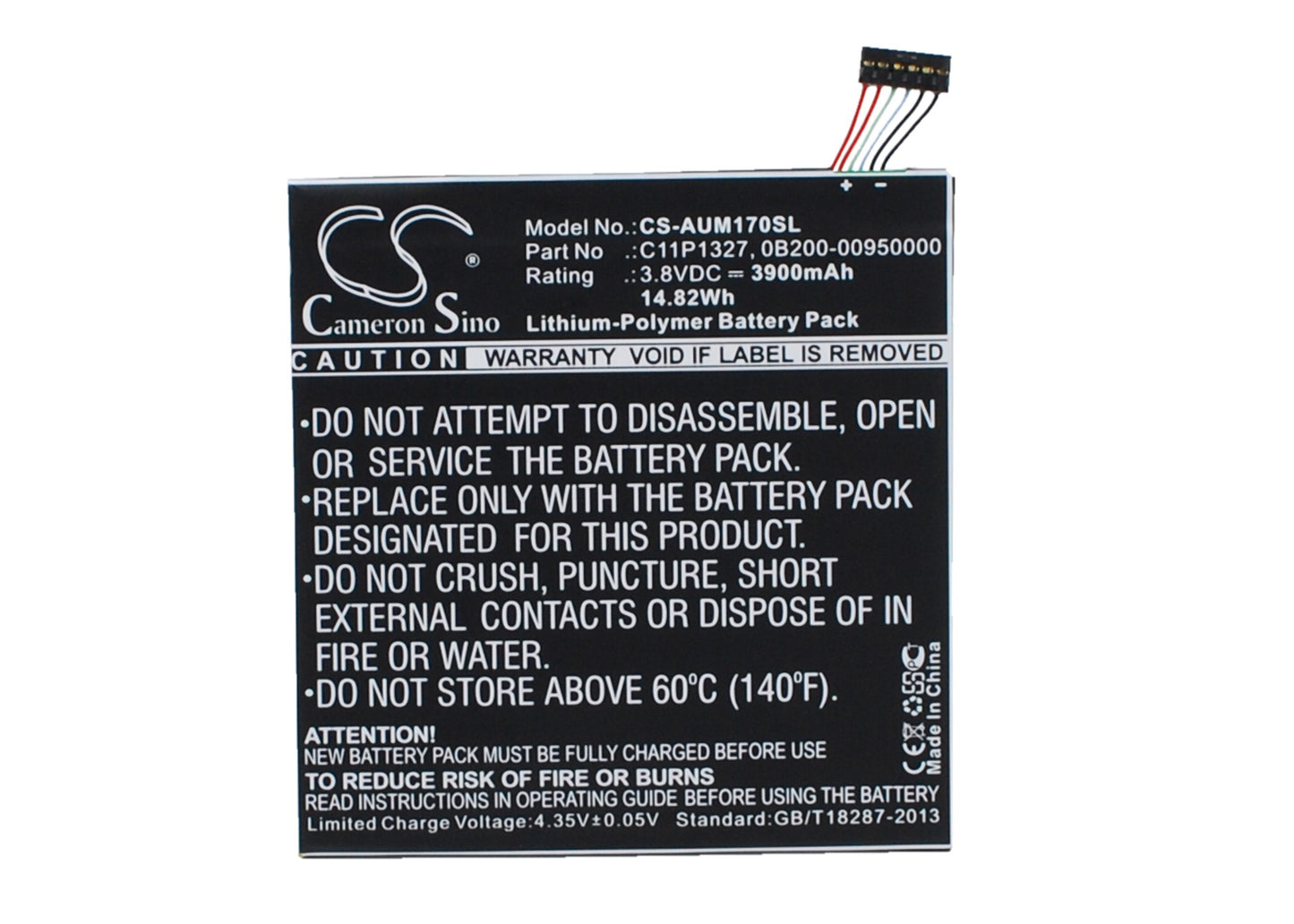 Replacement Battery for Asus MeMO Pad ME170C – Tablet – 3900mAh / 3.8V - image 1
