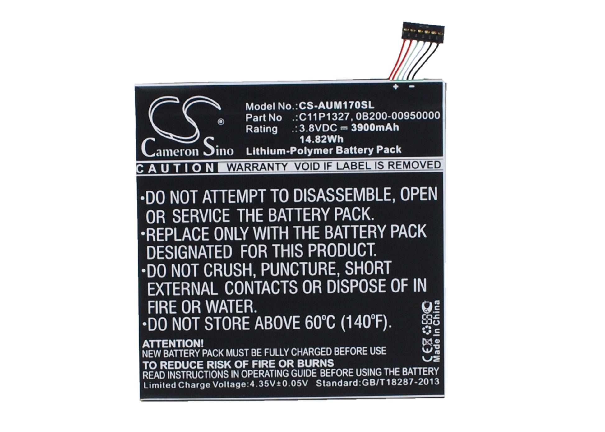 Replacement Battery for Asus MeMO Pad ME170C – Tablet – 3900mAh / 3.8V - image 1