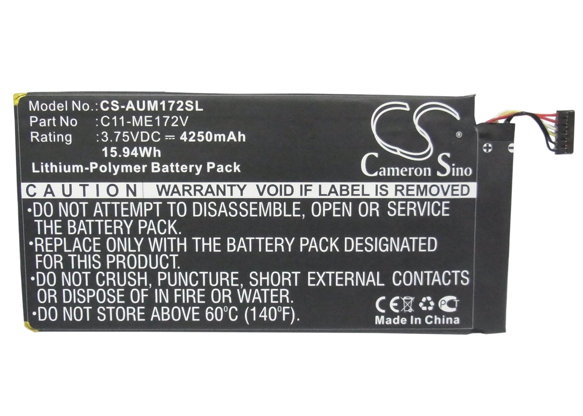 Replacement Battery for Asus MeMO Pad ME172 – Tablet – 4250mAh / 3.75V - image 5