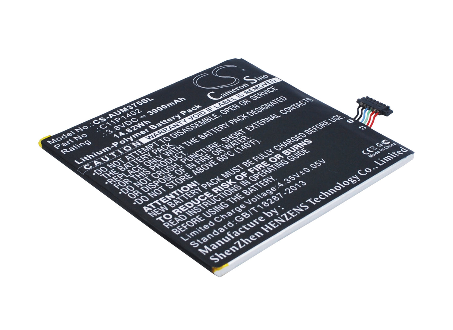Replacement Battery for Asus FE375CG – Tablet – 3900mAh / 3.8V - image 1