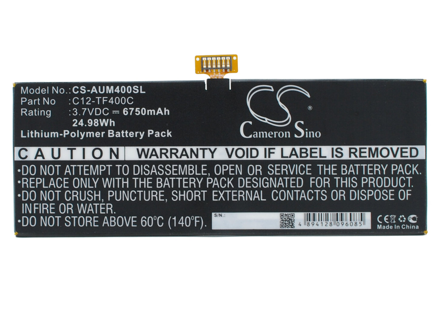 Replacement Battery for Asus VivoTab Smart ME400C – Tablet – 6750mAh / 3.7V - image 1