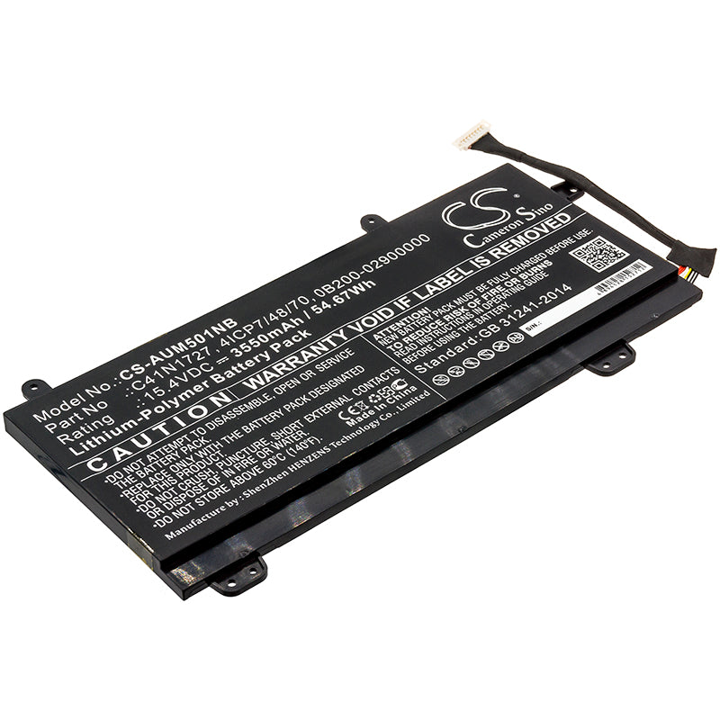 Replacement Battery for Asus GM501GM-EI017T – Notebook, Laptop – 3550mAh / 15.4V - image 1