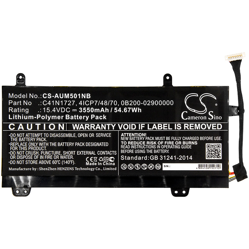 Replacement Battery for Asus GM501GM-EI017T – Notebook, Laptop – 3550mAh / 15.4V - image 3