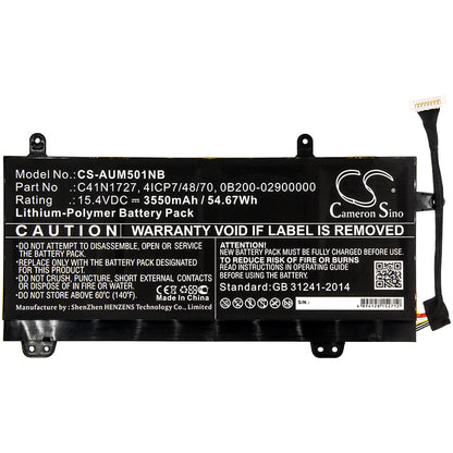 Replacement Battery for Asus GM501GM-EI017T – Notebook, Laptop – 3550mAh / 15.4V - image 3