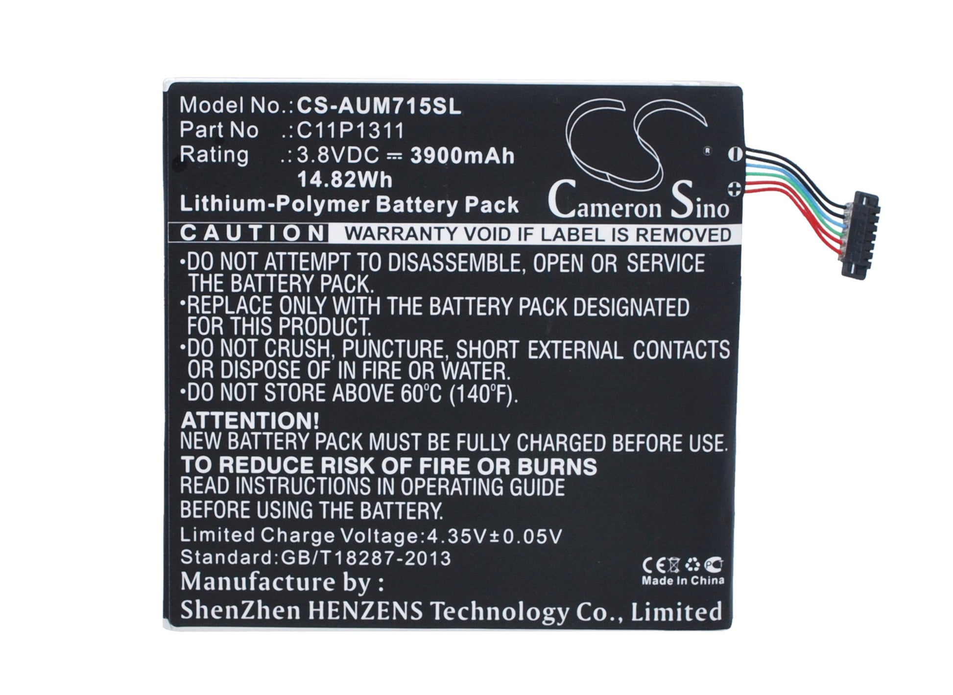 Replacement Battery for Asus MeMO Pad HD 7 – Tablet – 3900mAh / 3.8V - image 5
