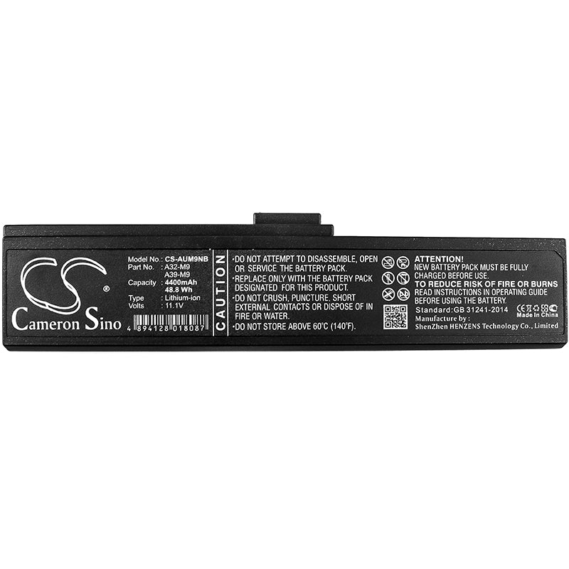 Replacement Battery for Asus W7J – Notebook, Laptop – 4400mAh / 11.1V - image 3