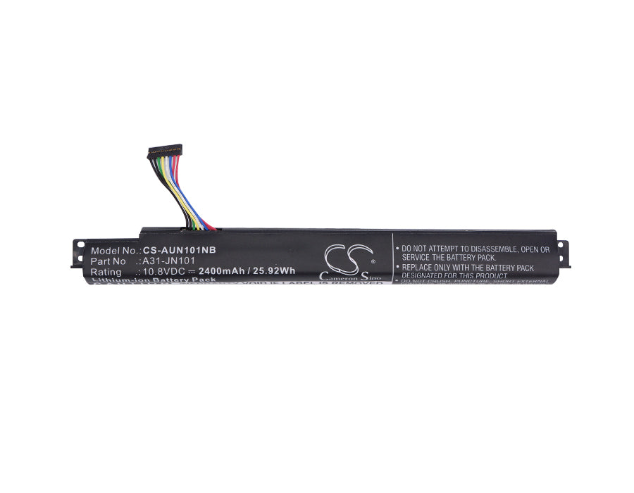 Replacement Battery for Asus  JN101 – Notebook, Laptop – 2400mAh / 25.92Wh / 10.8V