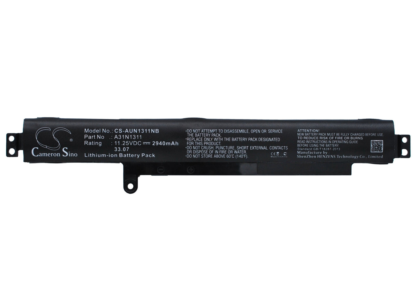 Replacement Battery for Asus  F102BA – Notebook, Laptop – 2940mAh / 33.08Wh / 11.25V