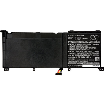 Replacement Battery for Asus N501JW-1A – Notebook, Laptop – 3700mAh / 15.2V - image 3