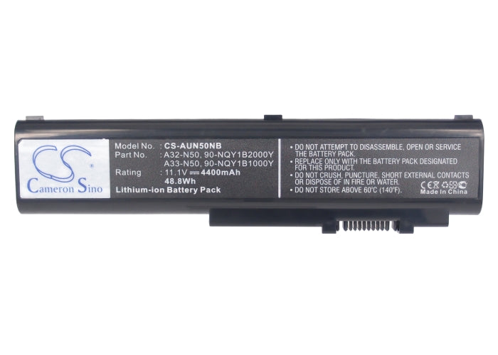 Replacement Battery for Asus  N50 – Notebook, Laptop – 4400mAh/48.84Wh / 11.1V