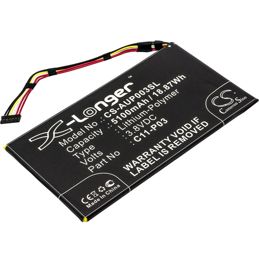Replacement Battery for Asus Padfone 2 Tablet – Tablet – 5100mAh / 3.8V - image 1