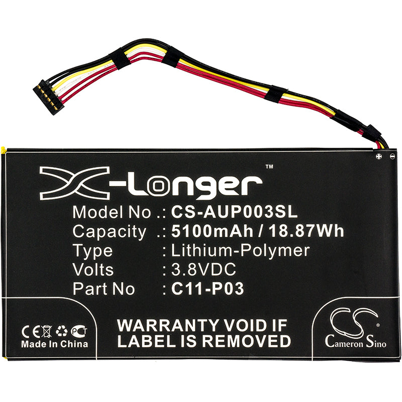 Replacement Battery for Asus Padfone 2 Tablet – Tablet – 5100mAh / 3.8V - image 3