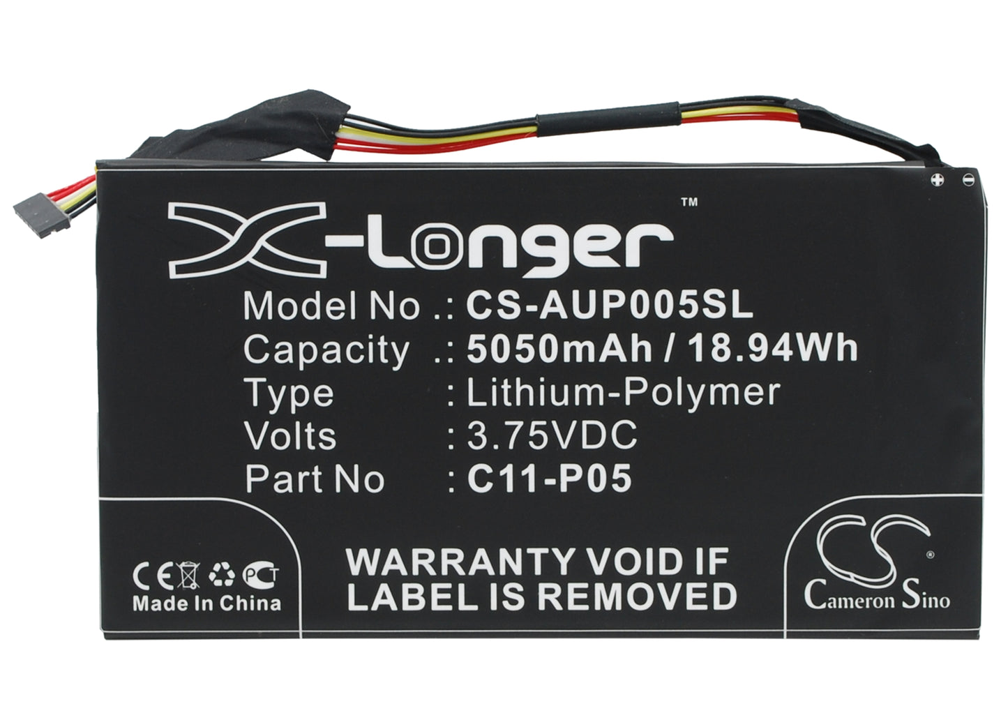 Replacement Battery for Asus PadFone Infinity A80 Tablet – Tablet – 5050mAh / 3.75V - image 1