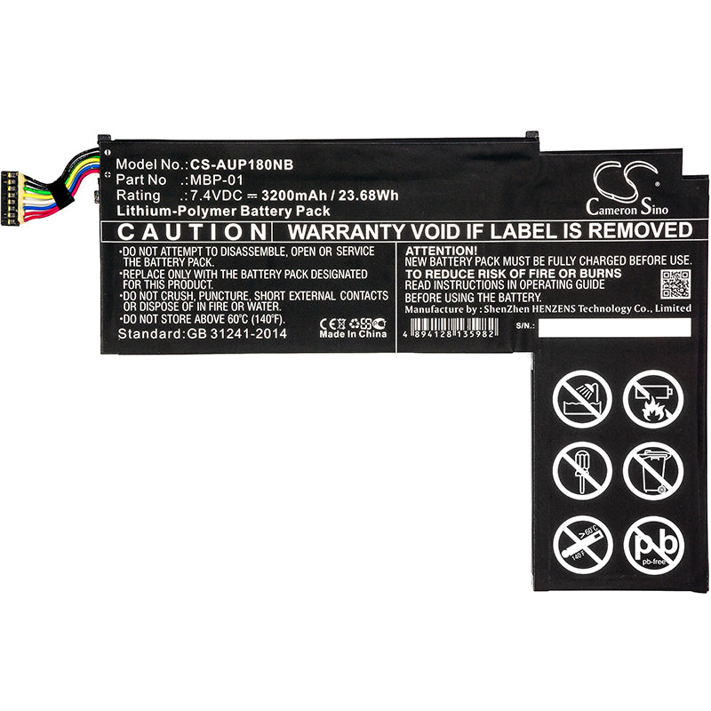 Replacement Battery for Asus Transformer AiO P1801 – Notebook, Laptop – 3200mAh / 7.4V - image 3