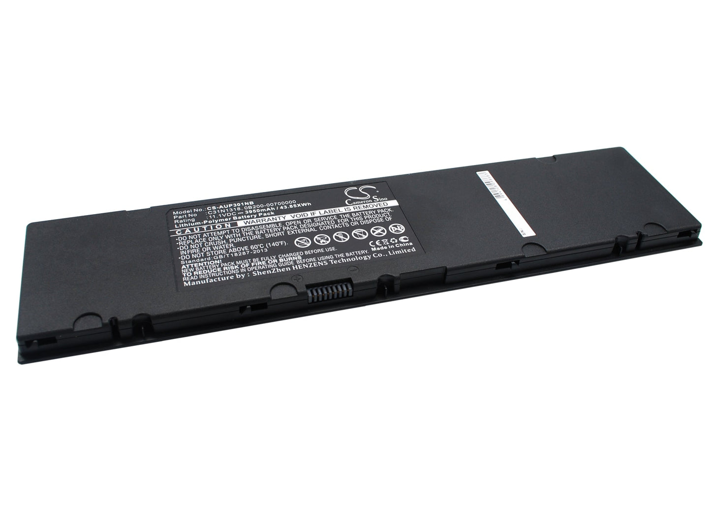 Replacement Battery for Asus  AsusPro Essential PU301LA – Notebook, Laptop – 3950mAh / 43.85Wh / 11.1V