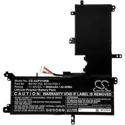Replacement Battery for Asus  Q405UA – Notebook, Laptop – 3650mAh / 42.05Wh / 11.52V