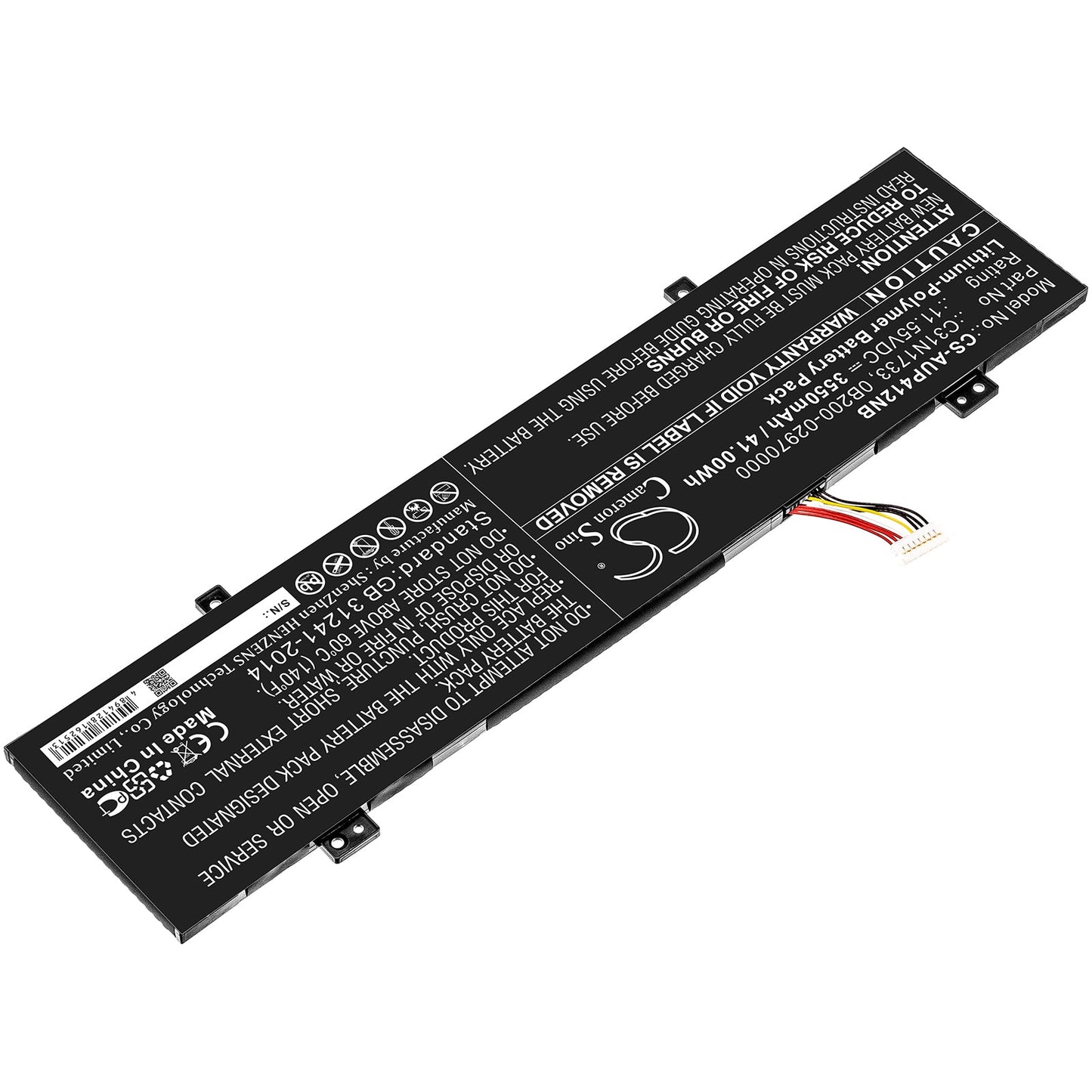 Replacement Battery for Asus  TP412FA – Notebook, Laptop – 3550mAh / 41.00Wh / 11.55V