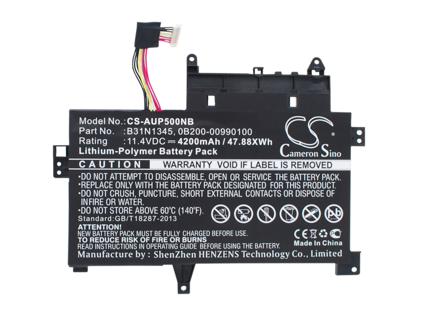 Replacement Battery for Asus  Transformer Book Flip TP500LA – Notebook, Laptop – 4200mAh / 47.88Wh / 11.4V