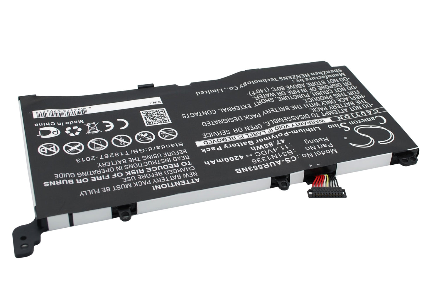 Replacement Battery for Asus  A551LN – Notebook, Laptop – 4200mAh / 47.88Wh / 11.4V