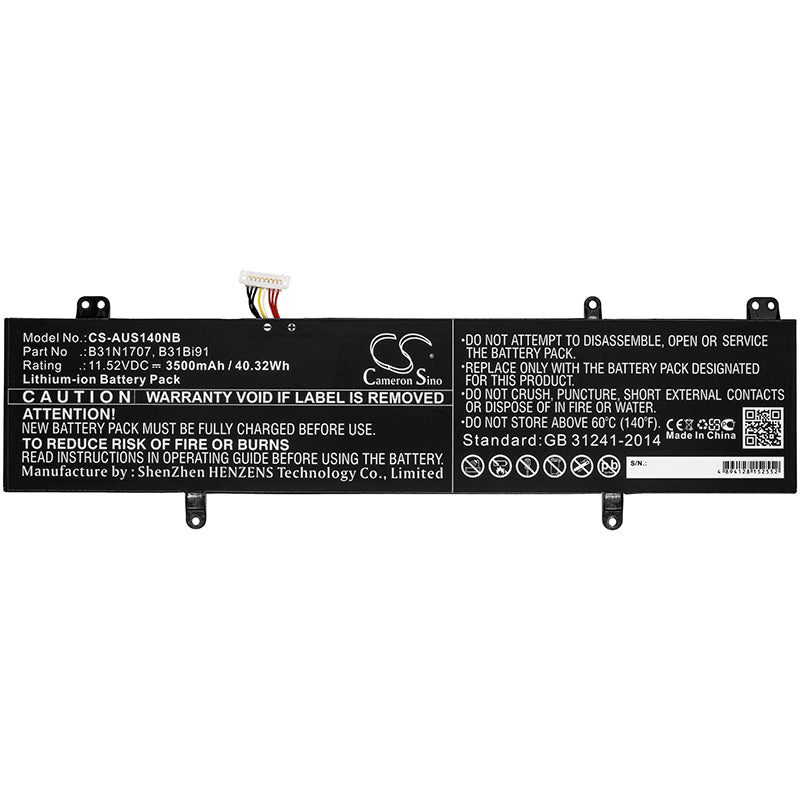 Replacement Battery for Asus VivoBook S14 – Notebook, Laptop – 3500mAh / 11.52V - image 3