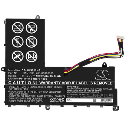 Replacement Battery for Asus E202SA-1A – Notebook, Laptop – 4050mAh / 11.4V - image 3