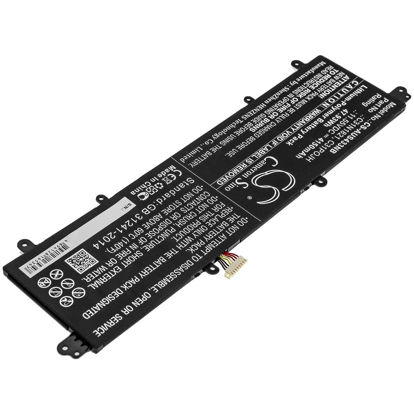 Replacement Battery for Asus  UX3000XN – Notebook, Laptop – 4150mAh / 47.93Wh / 11.55V