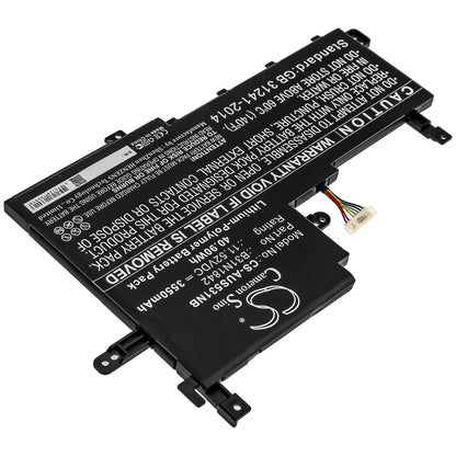 Replacement Battery for Asus  K531FA – Notebook, Laptop – 3550mAh / 40.90Wh / 11.52V