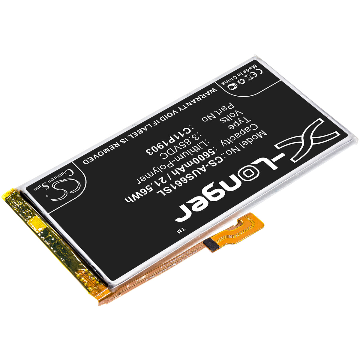 Replacement Battery for Asus ROG Phone III – Mobile, SmartPhone – 5600mAh / 3.85V