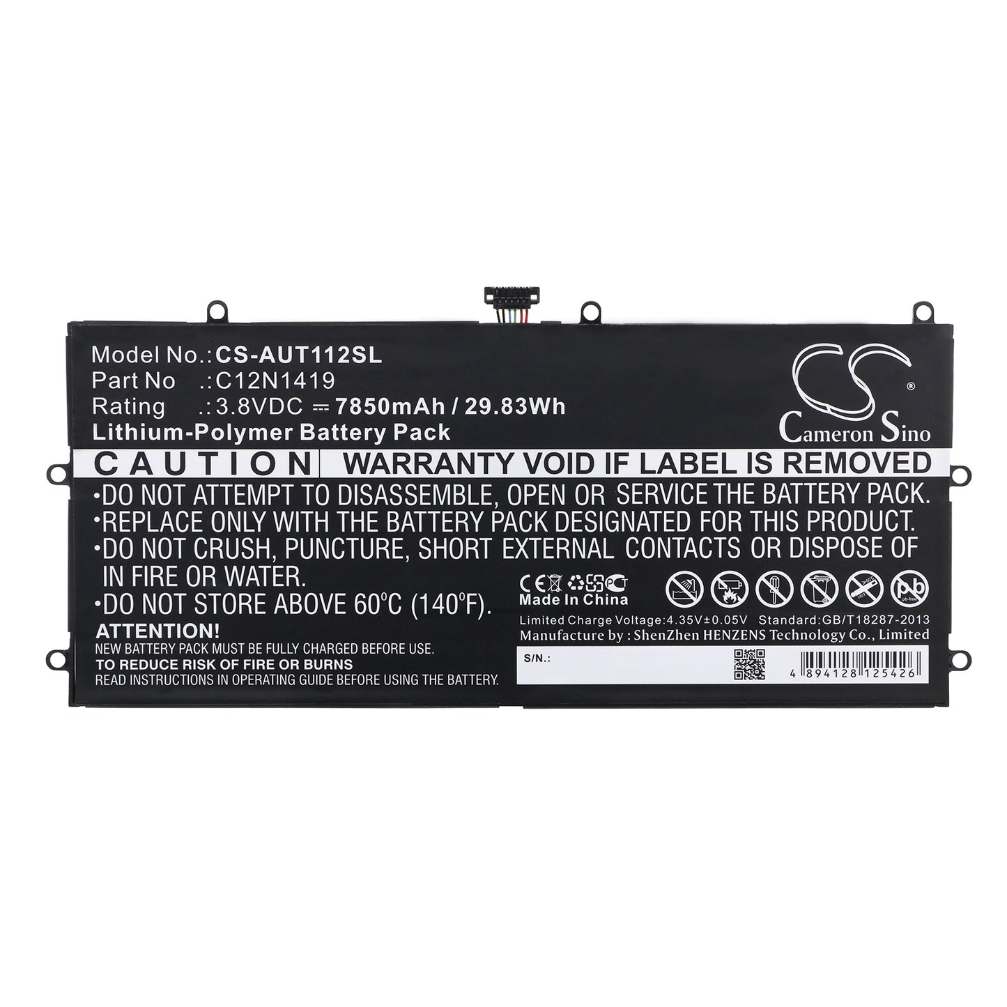 Replacement Battery for Asus Transformer Book T100 Chi – Tablet – 7850mAh / 3.8V - image 3