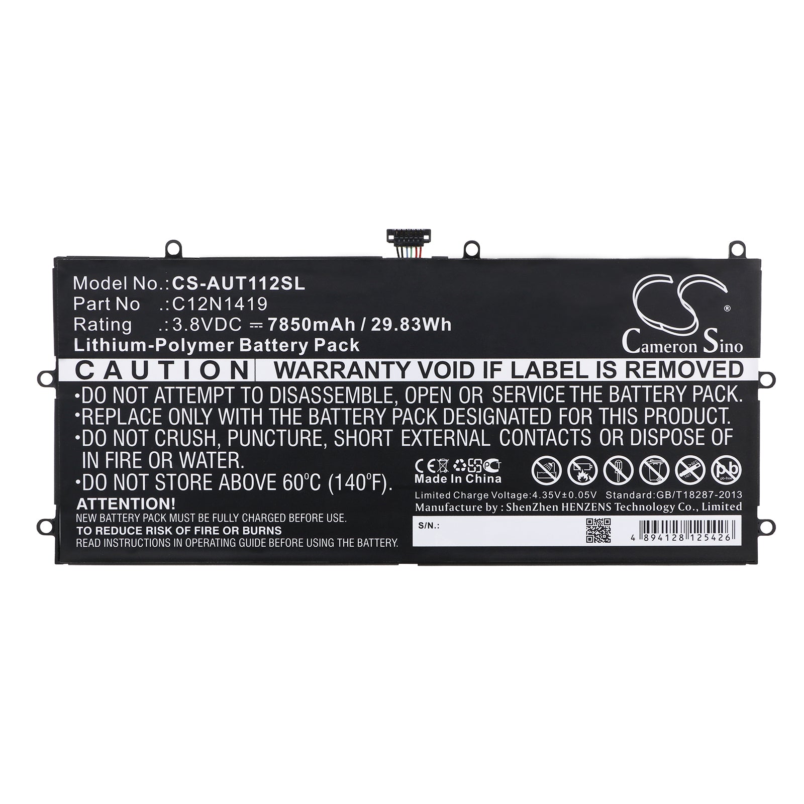 Replacement Battery for Asus Transformer Book T100 Chi – Tablet – 7850mAh / 3.8V - image 3