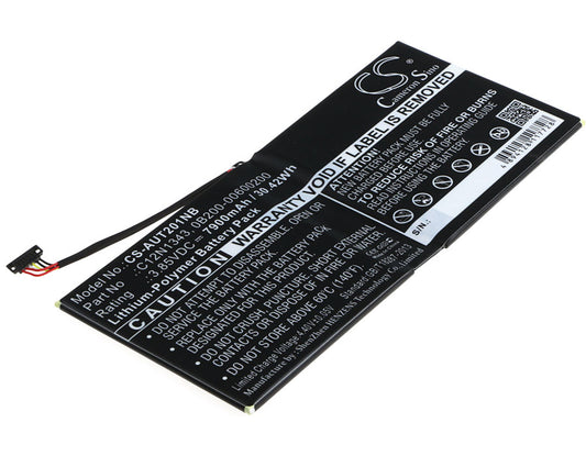Replacement Battery for Asus Transformer Book TX201LAF – Notebook, Laptop – 7900mAh / 3.85V