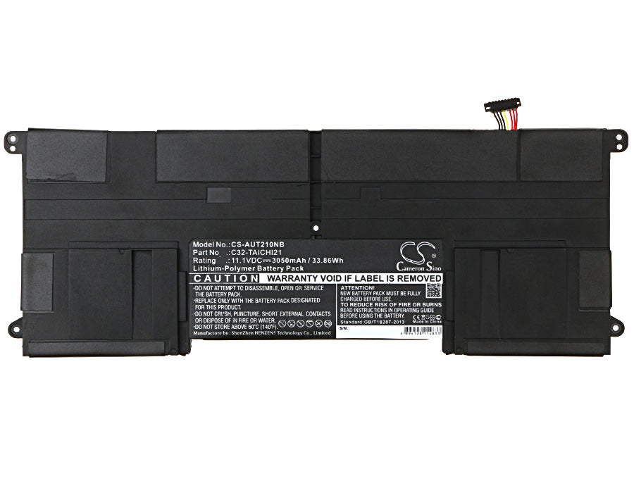 Replacement Battery for Asus  Taichi 21 – Notebook, Laptop – 3050mAh / 33.86Wh / 11.1V