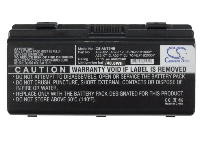 Replacement Battery for Asus  Pro 52 – Notebook, Laptop – 4400mAh / 48.84Wh / 11.1V