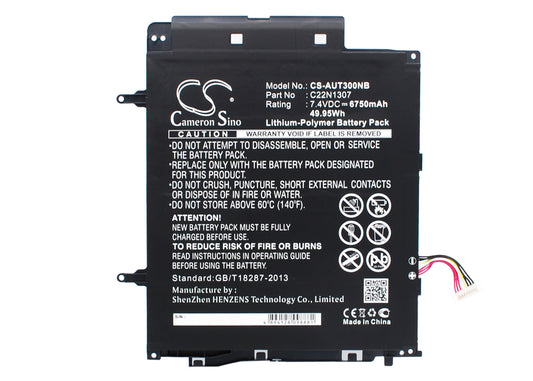 Replacement Battery for Asus Transformer Book T300 – Notebook, Laptop – 6750mAh / 7.4V