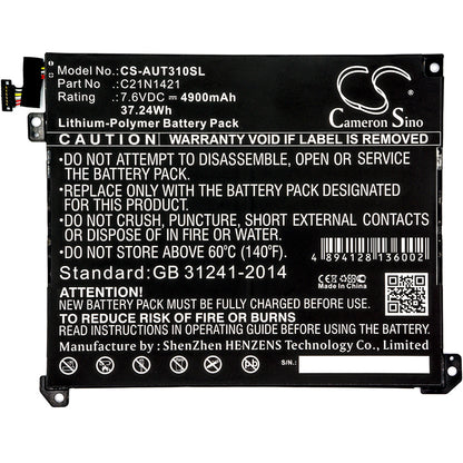 Replacement Battery for Asus Transformer Book T300chi – Tablet – 4900mAh / 7.6V - image 3