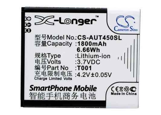 Replacement Battery for Asus T45 – Mobile, SmartPhone – 1800mAh / 3.7V