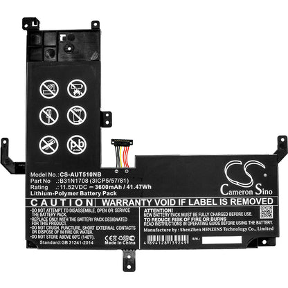 Replacement Battery for Asus VivoBook Flip TP510 – Notebook, Laptop – 3600mAh / 11.52V - image 3