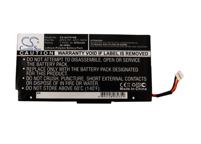 Replacement Battery for Asus Eee PC T91 – Notebook, Laptop – 3850mAh / 7.4V - image 5