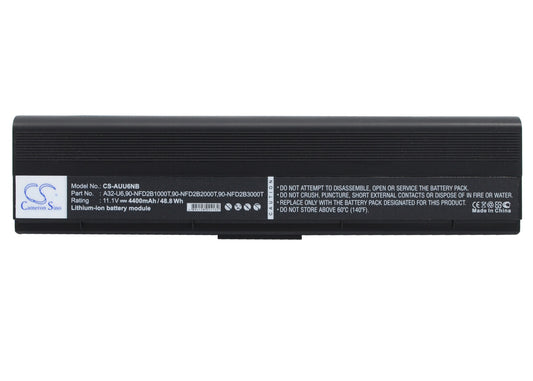 Replacement Battery for Asus U6 – Notebook, Laptop – 4400mAh / 11.1V
