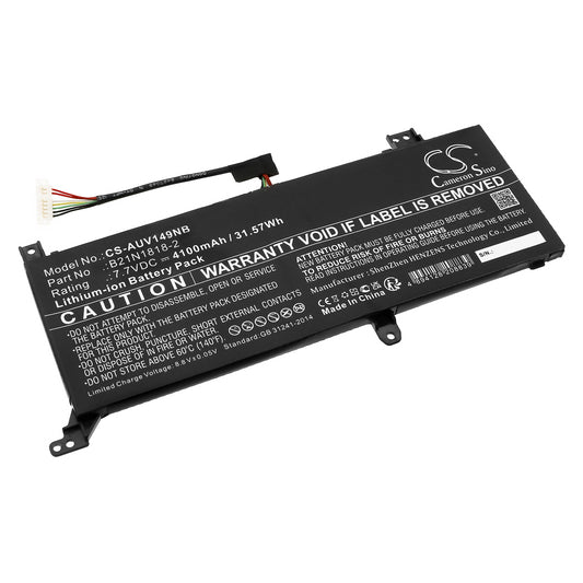 Replacement Battery for Asus VivoBook 15 X509UJ – Notebook, Laptop – 4100mAh / 7.7V