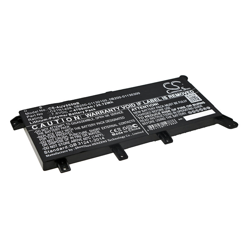 Replacement Battery for Asus VivoBook 4000 – Notebook, Laptop – 4700mAh / 7.6V - image 1